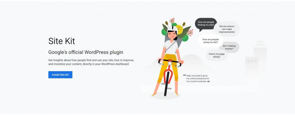 Комплект сайта Google WordPress - Главная страница комплекта сайта