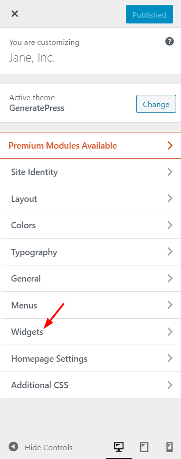 Editar rodapé do WordPress - Personalize o widget