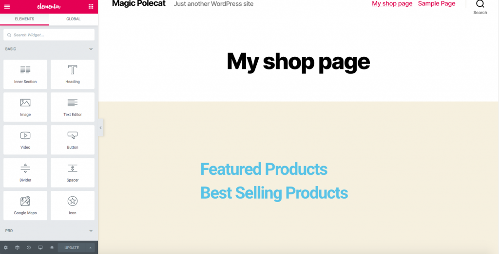 Настройте страницу магазина WooCommerce для избранных и самых продаваемых продуктов