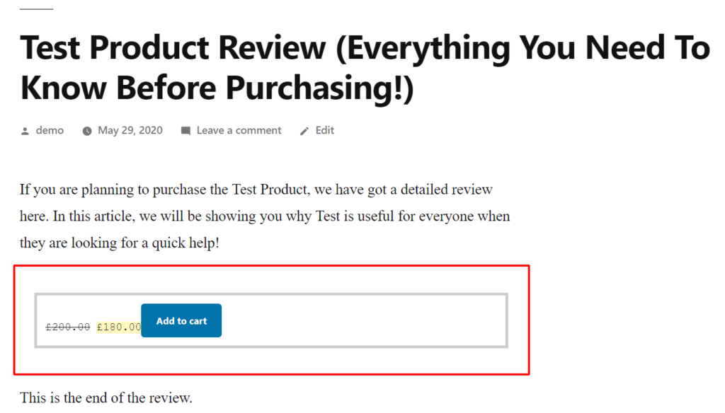 woocommerceにクイック購入ボタンを追加-ショートコードの例