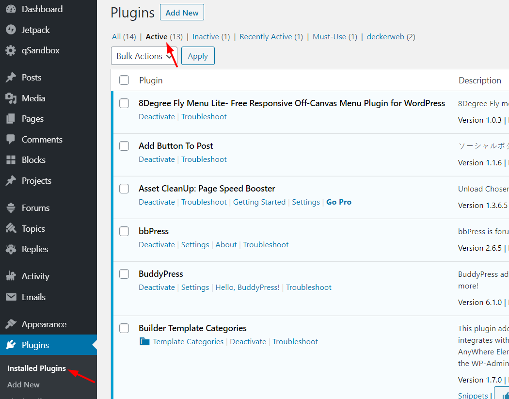 Correggi l'errore di timeout di Divi Builder - Controlla i conflitti dei plugin