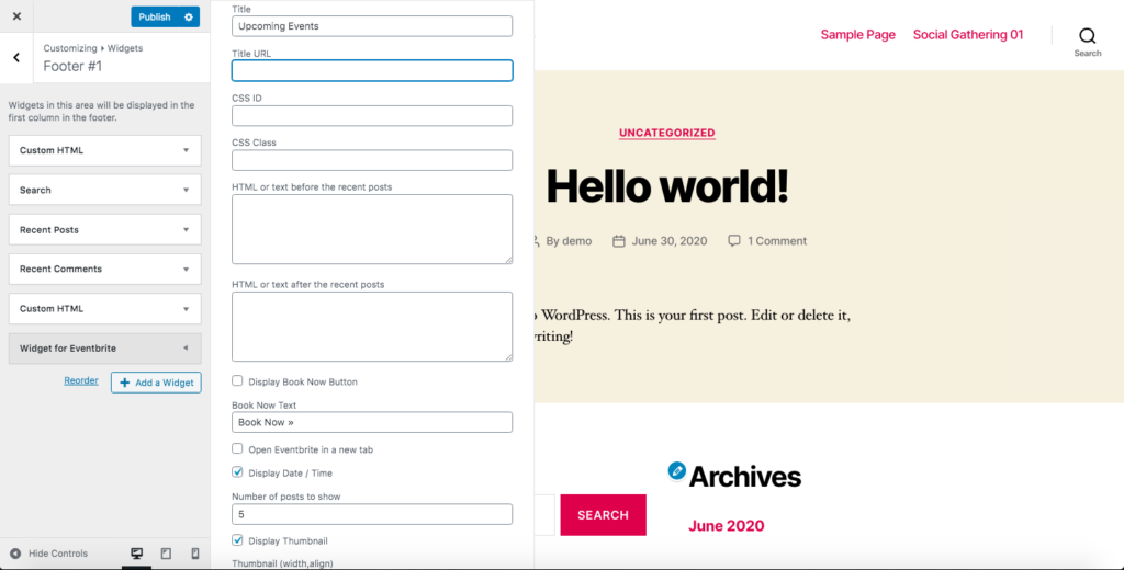 Verbinden Sie Eventbrite mit WordPress mit dem Plugin Eventbrite Events anzeigen