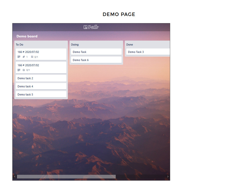 sematkan papan dan kartu trello di wordpress - pratinjau iframe