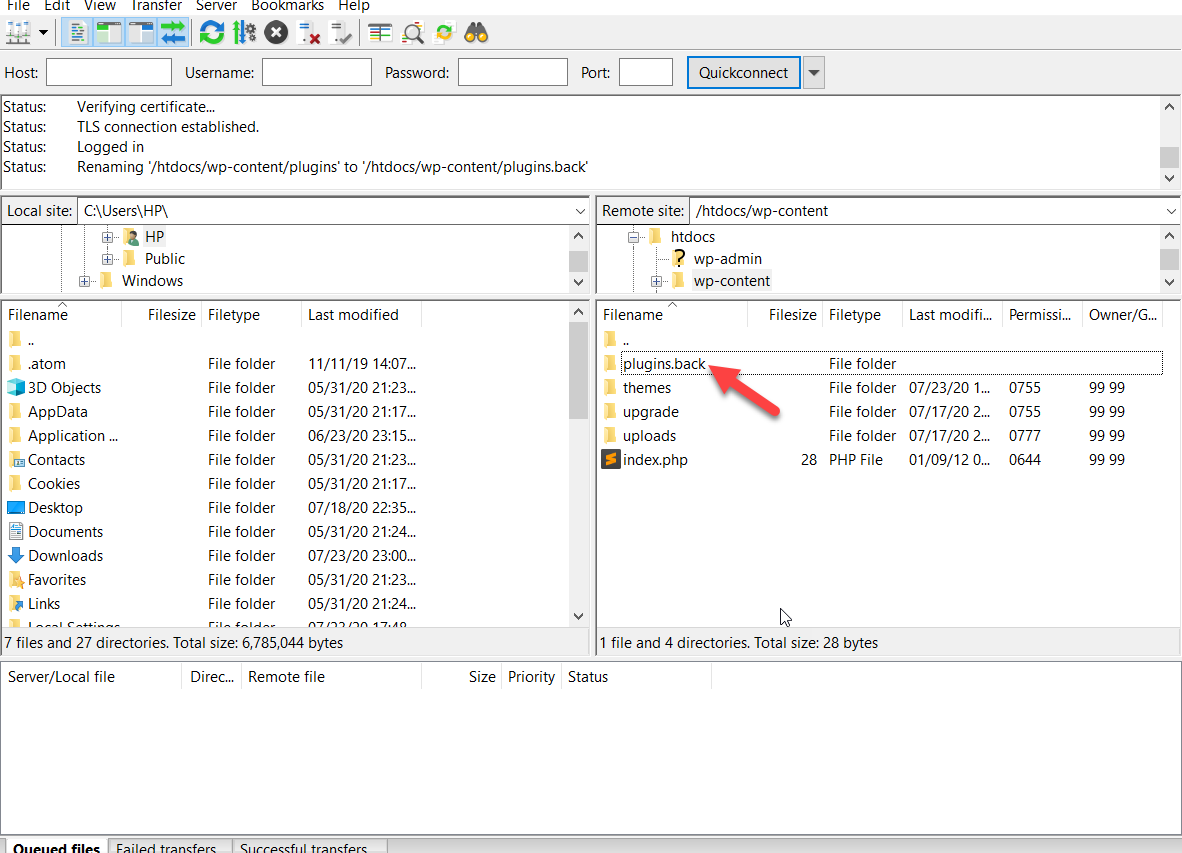 Nonaktifkan Plugin WordPress Secara Massal dengan File Manager