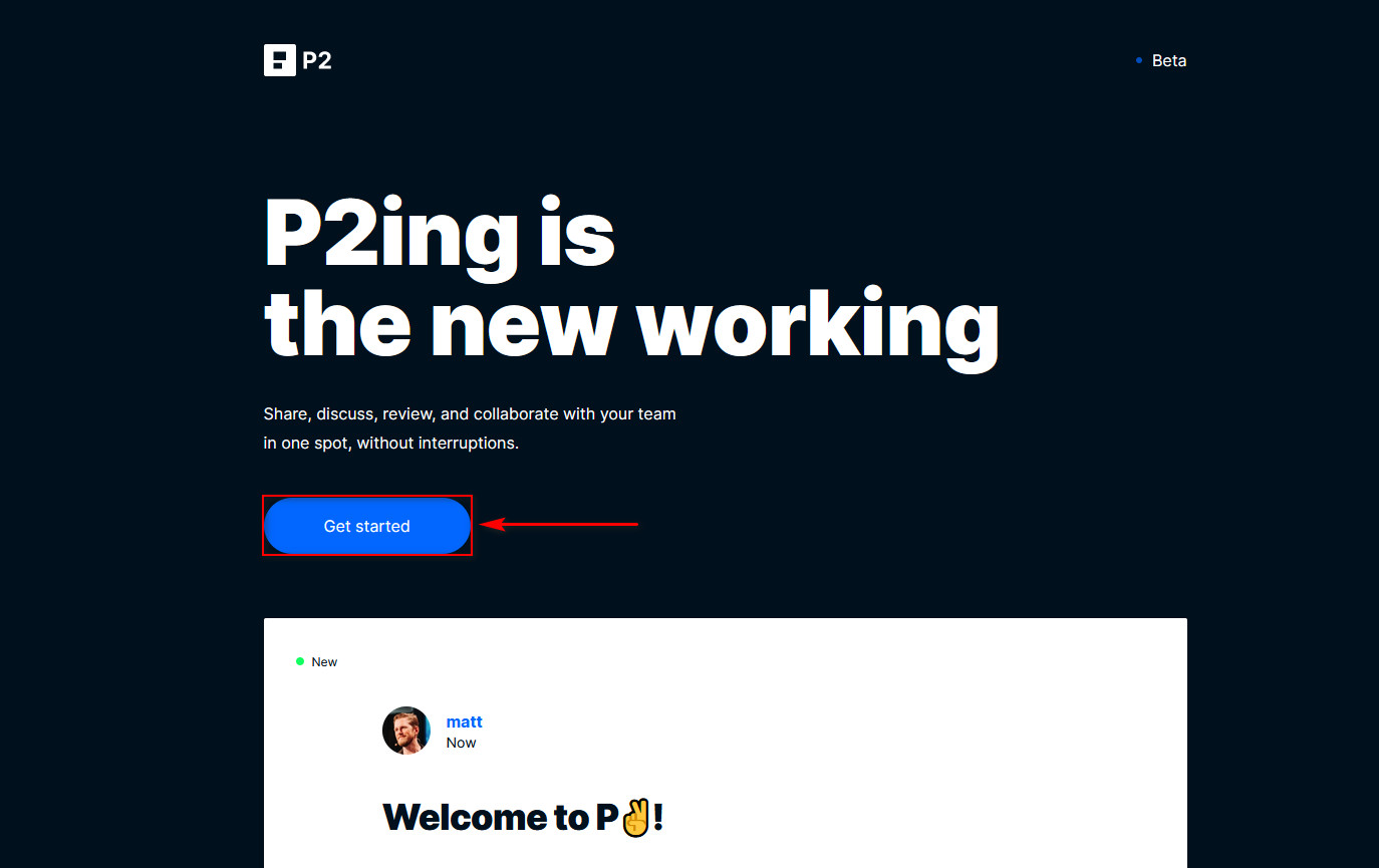 p2 para wordpress - empezar