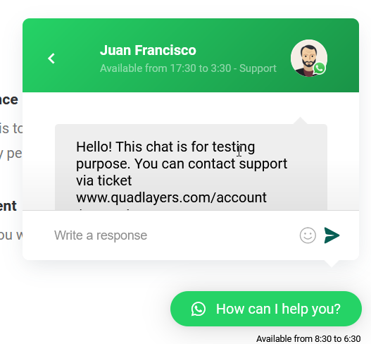 将 WhatsApp 聊天添加到 WordPress - Chatbox