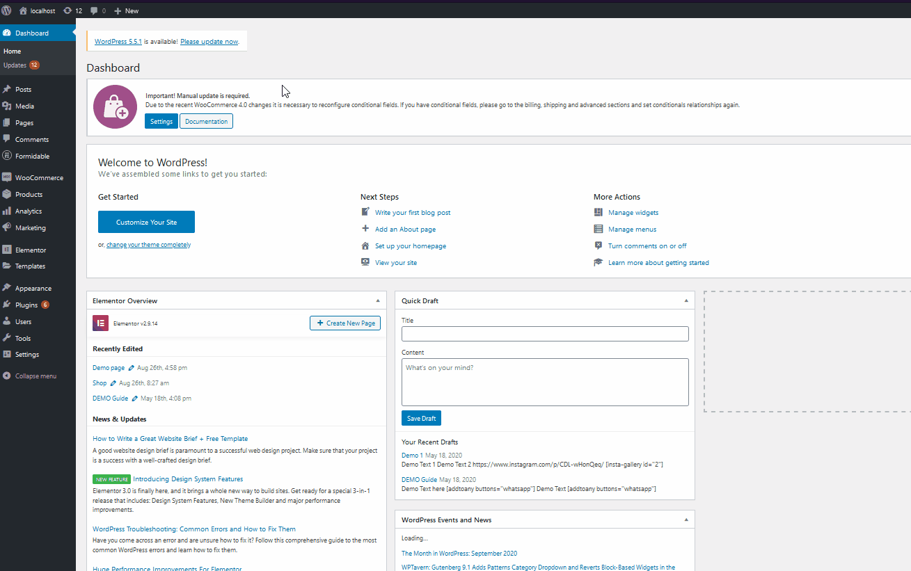 autocompletar pedidos de woocommerce - verificar produtos