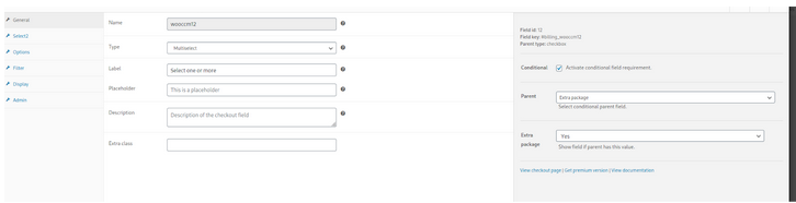 المنطق الشرطي البرنامج المساعد WooCommerce checkout manager