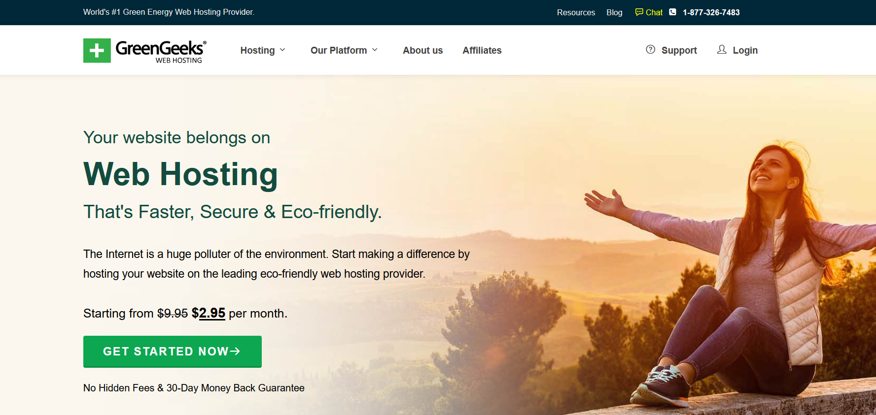 meilleurs hébergements wordpress - greengeeks