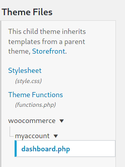WooCommerceのマイアカウントページをプログラムで編集する-テンプレートファイルを上書きする