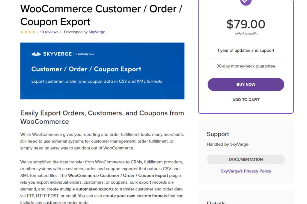 plugin untuk mengekspor pesanan woocommerce - ekspor pelanggan woocommerce