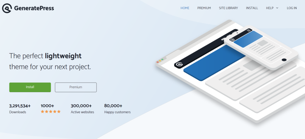 ทางเลือก Divi ฟรีที่ดีที่สุด - generatepress