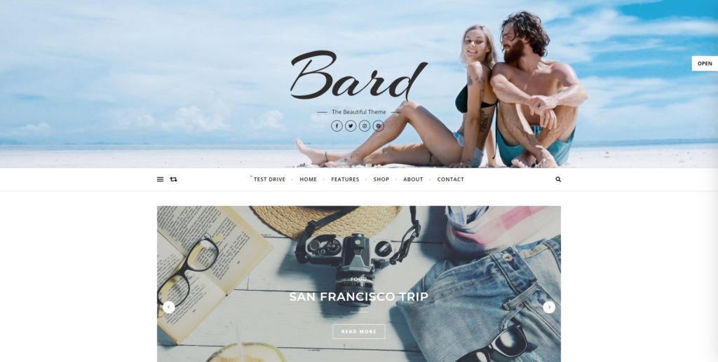 barde meilleurs thèmes instagram wordpress