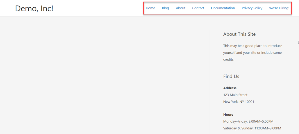 meniul principal actualizat
