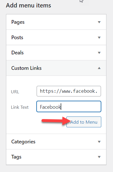 link către facebook
