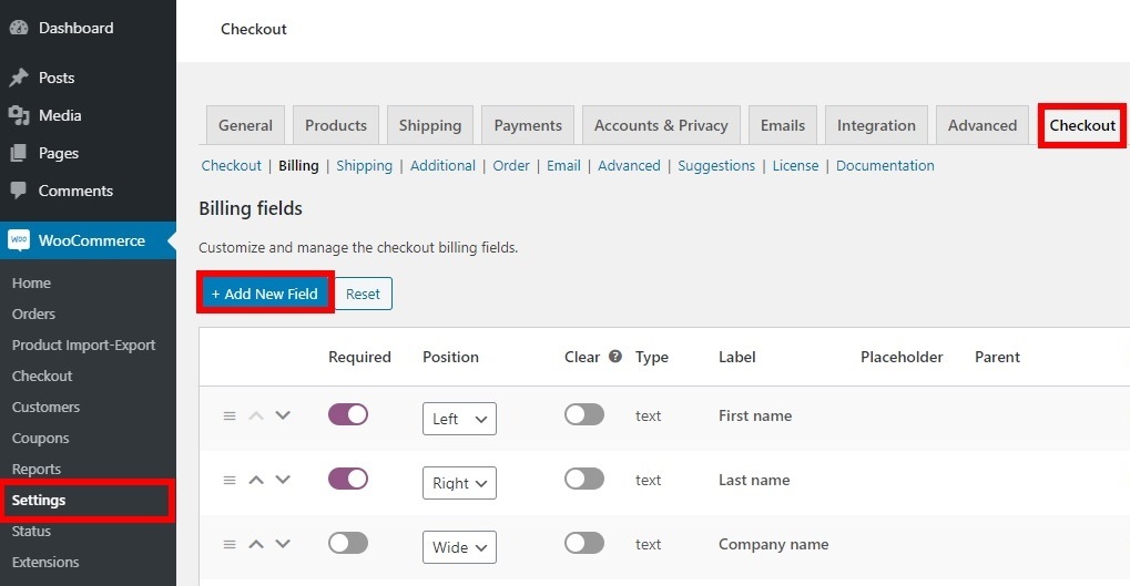 เพิ่มฟิลด์เปลี่ยนสกุลเงินใหม่ใน woocommerce