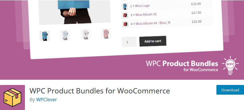 WooCommerce 中的產品包 - WPC 產品包