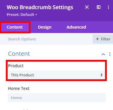 خصص علامة تبويب محتوى مسار التنقل صفحة فئة woocommerce