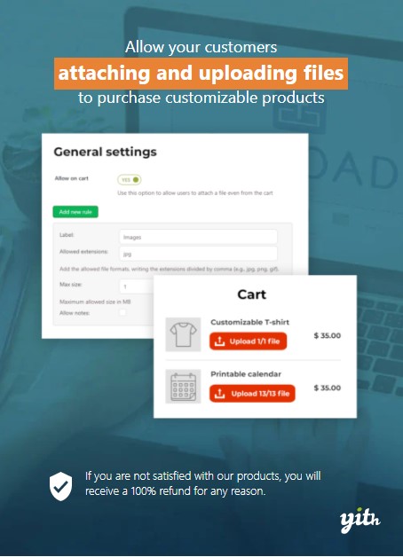 Загрузка файлов YITH WooCommerce