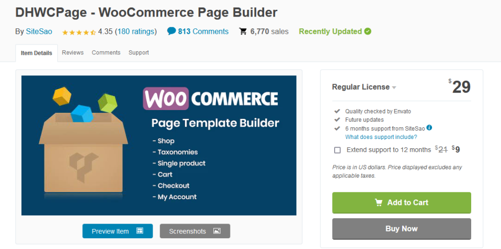 plugins pour personnaliser la page produit woocommerce - dhwcpage