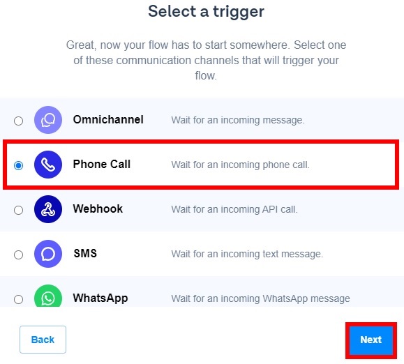 電話トリガーは電話番号なしでwhatsappを使用します