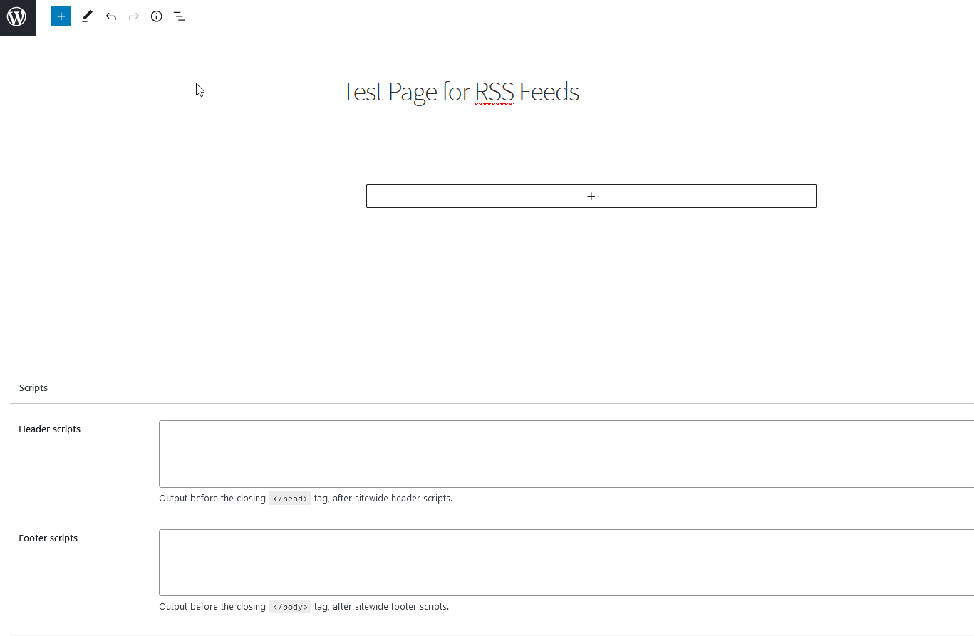 إنشاء مجمع الأخبار في WordPress - إضافة موجز RSS