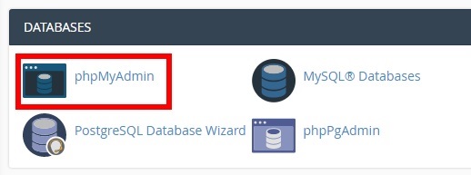 cpanel phpmyadmin изменить тип сообщения в wordpress
