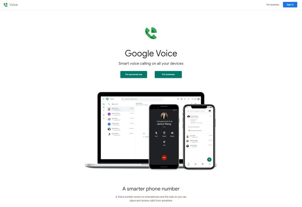 Las mejores aplicaciones de números de teléfono virtuales de Google Voice.