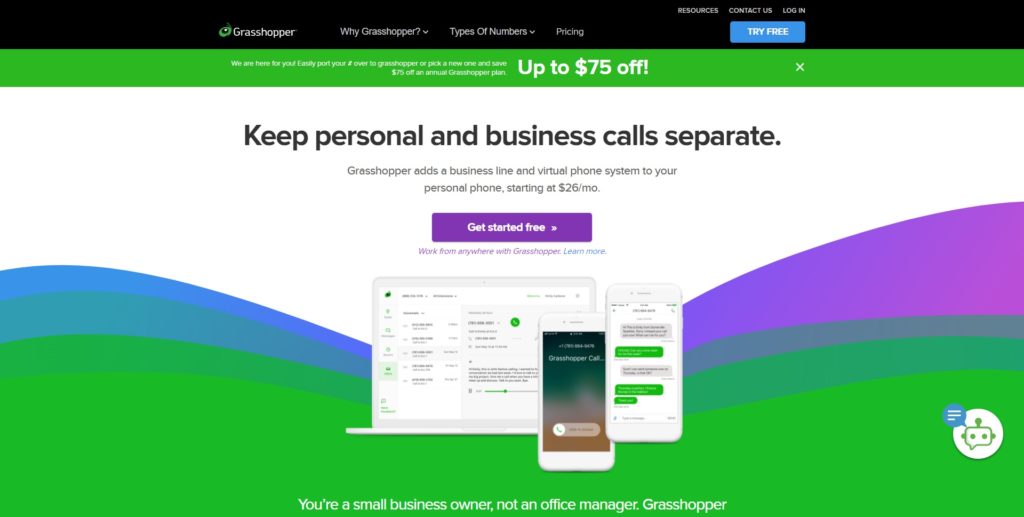 saltamontes mejores aplicaciones de número de teléfono virtual