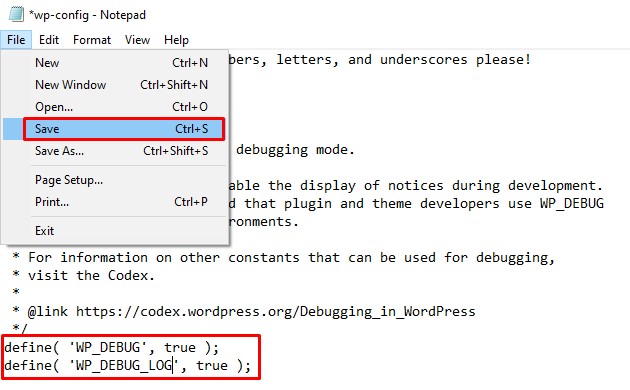 WordPressでデバッグモードを有効にする
