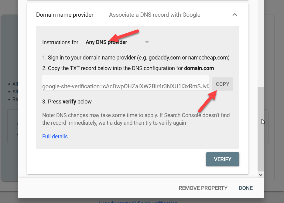copiați înregistrarea txt