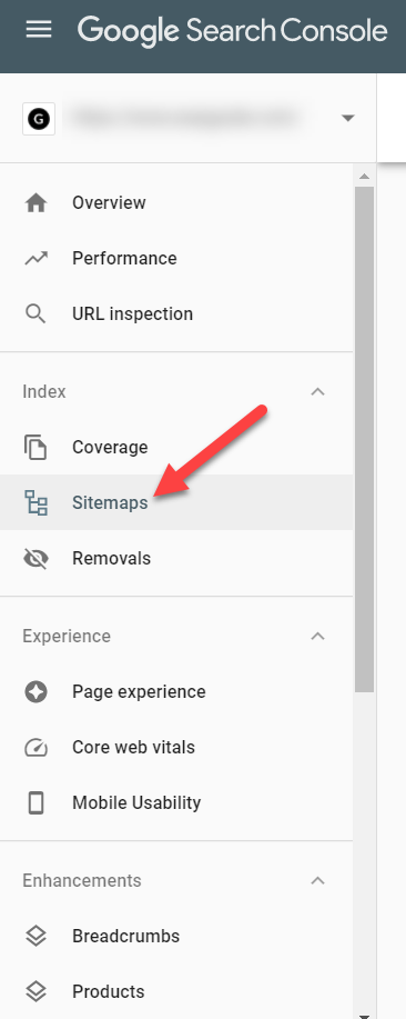 adăugați site WordPress la Google Search Console - toate sitemapurile
