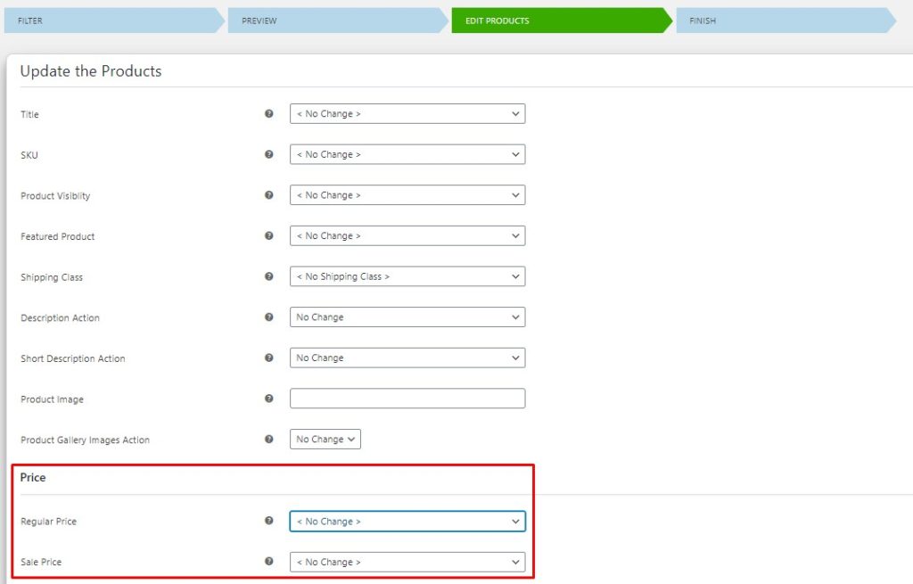 如何批量更改 WooCommerce 價格 - ELEX 插件 2