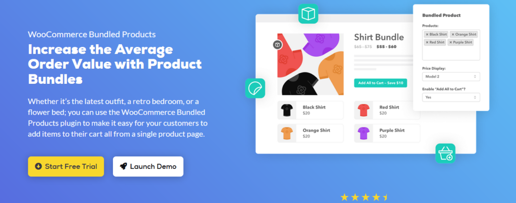 woocommerce 捆绑产品