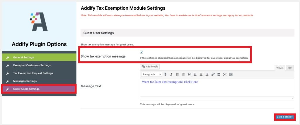 来宾设置 woocommerce 免税