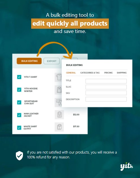 YITH WooCommerce 批量产品编辑