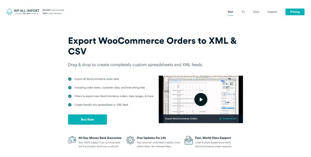 woocommerce 订单导出主页