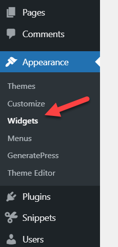 在 WordPress 中創建自定義標題小部件 - 所有小部件