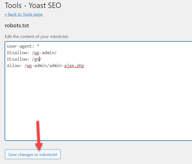 تحديث ملف robots.txt