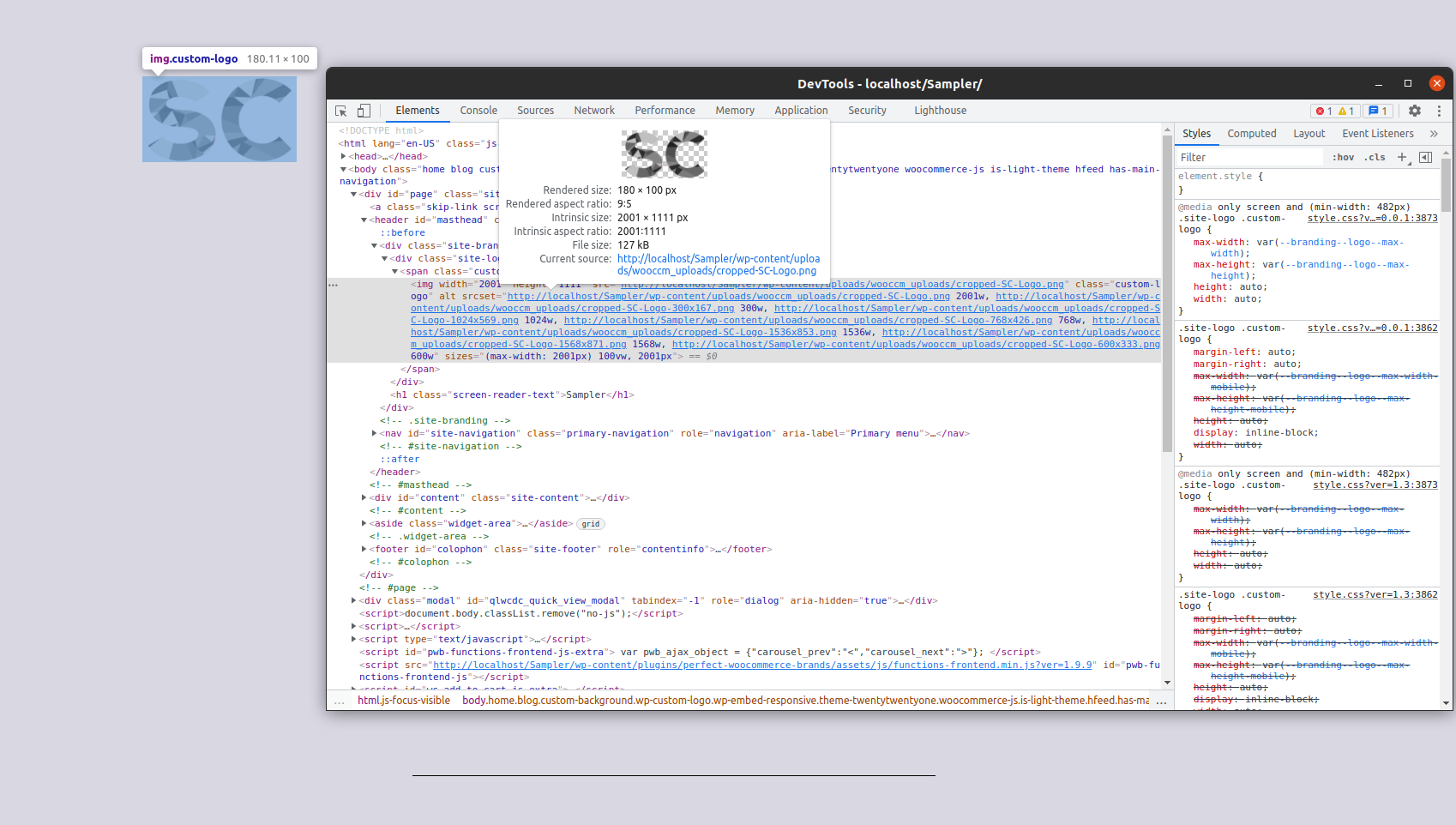 كيفية تطبيق CSS باستخدام أداة مطور المتصفح
