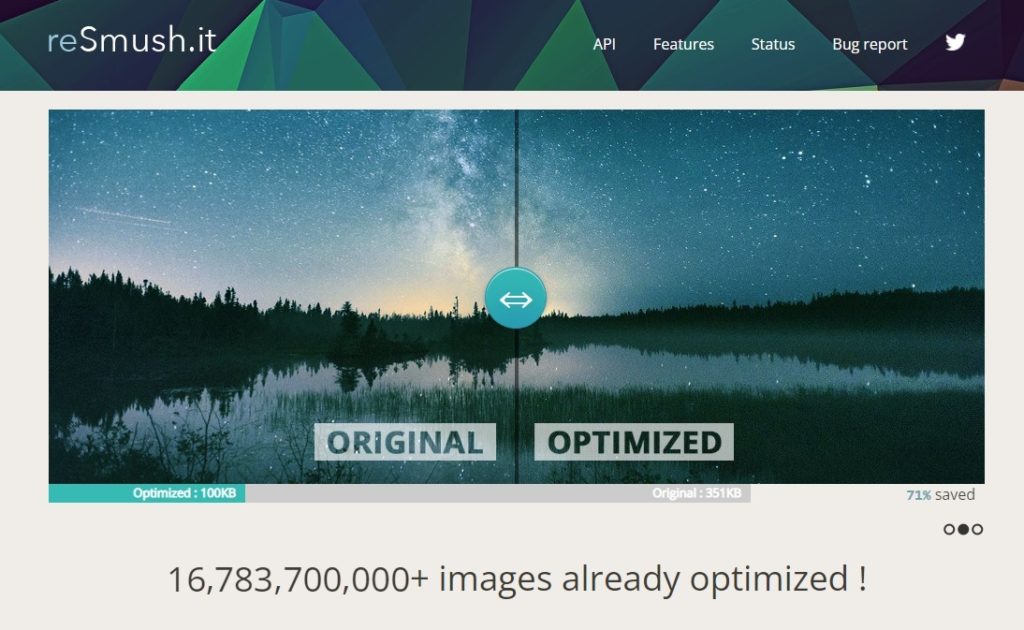 resmush.it إضافات ضغط الصور