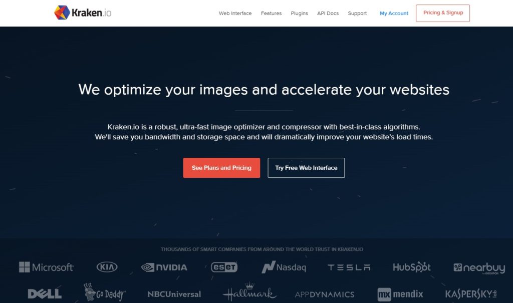إضافات ضغط الصور kraken.io ووردبريس