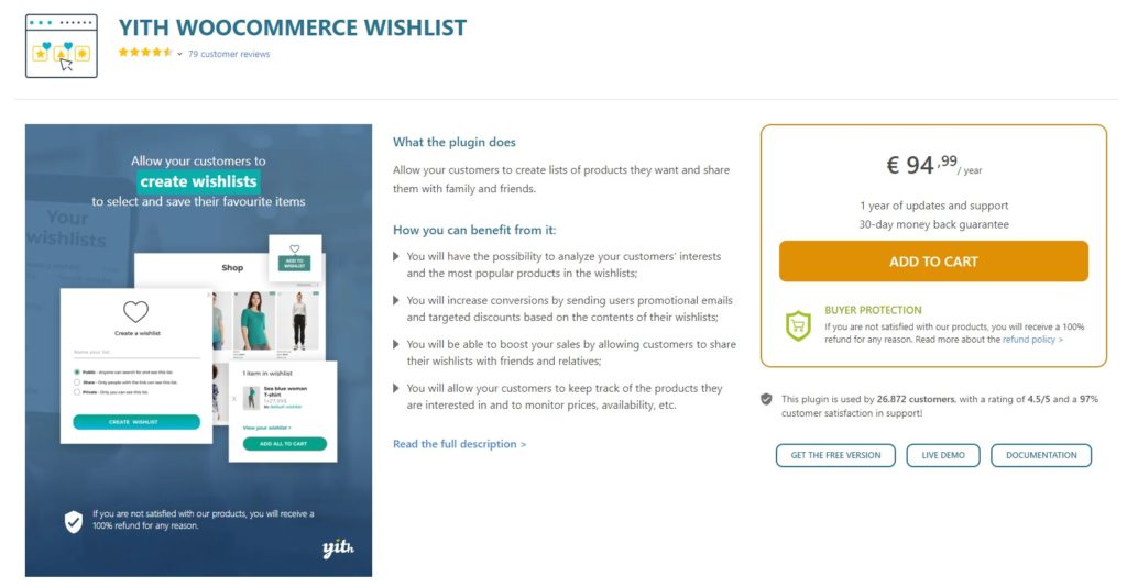 yith woocommerce situs resmi wishlist menambahkan daftar keinginan di woocommerce