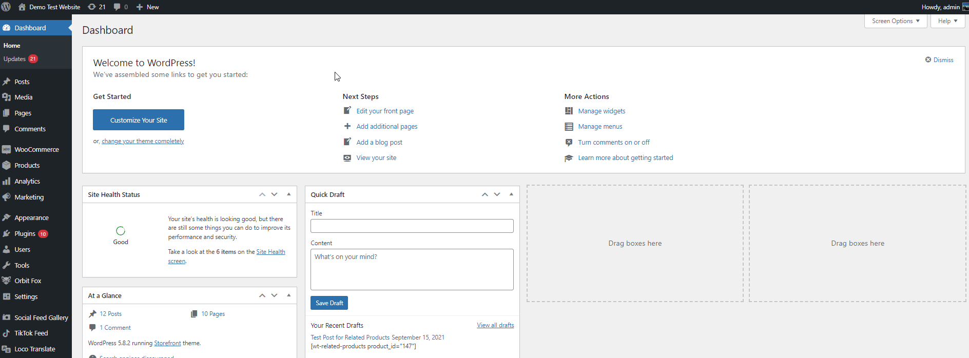 dodaj niestandardowy kod do wordpress - zainstaluj fragmenty kodu