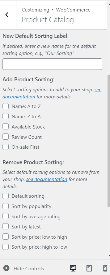 對 woocommerce 產品進行排序 - 附加排序
