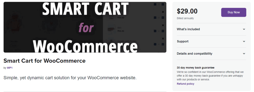 plugin keranjang mini woocommerce - keranjang pintar untuk WooCommerce wp1