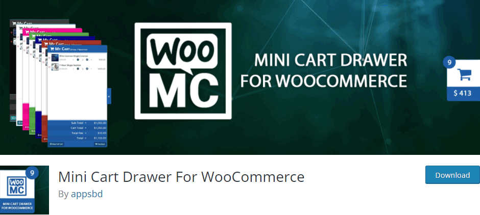 plugin woocommerce mini cart - laci mini cart