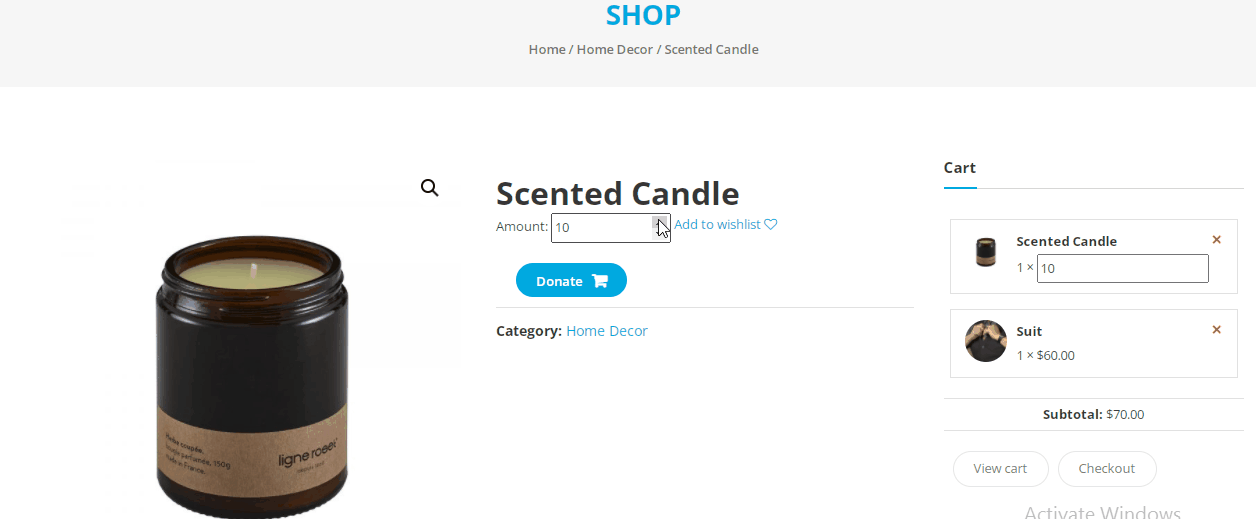 amount-increment-potent-donationsはwoocommerceでの寄付を受け入れます