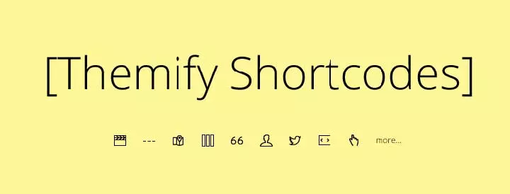 البرنامج المساعد Themify Shortcodes المجاني