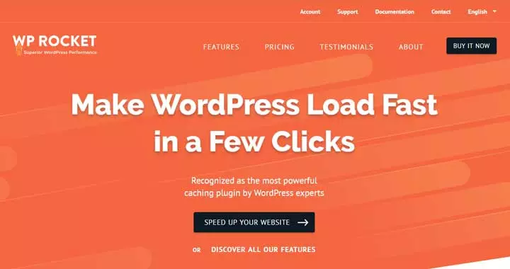Плагин WP Rocket для WordPress